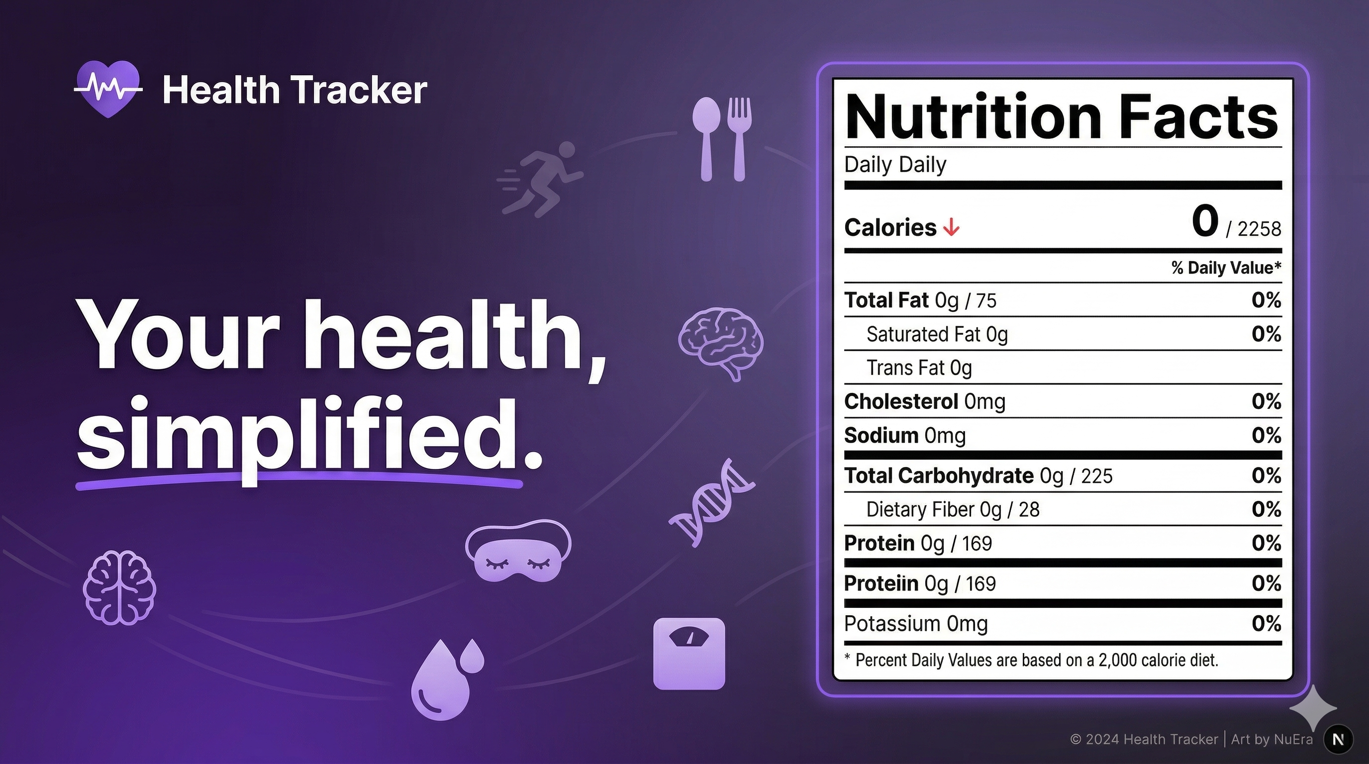 Health Tracker (w/ AI Nutrition)